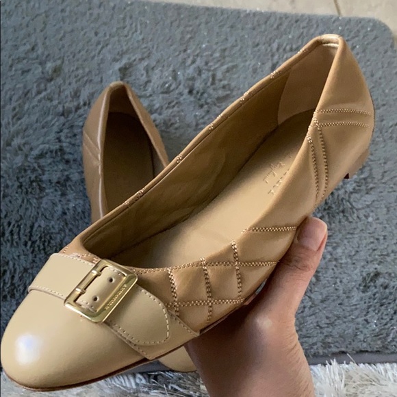 Burberry Avon House Check Ballet Flats Size 39 - Picture 3 of 8